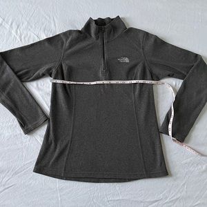 The North Face Gray Fleece 1/4 Zip